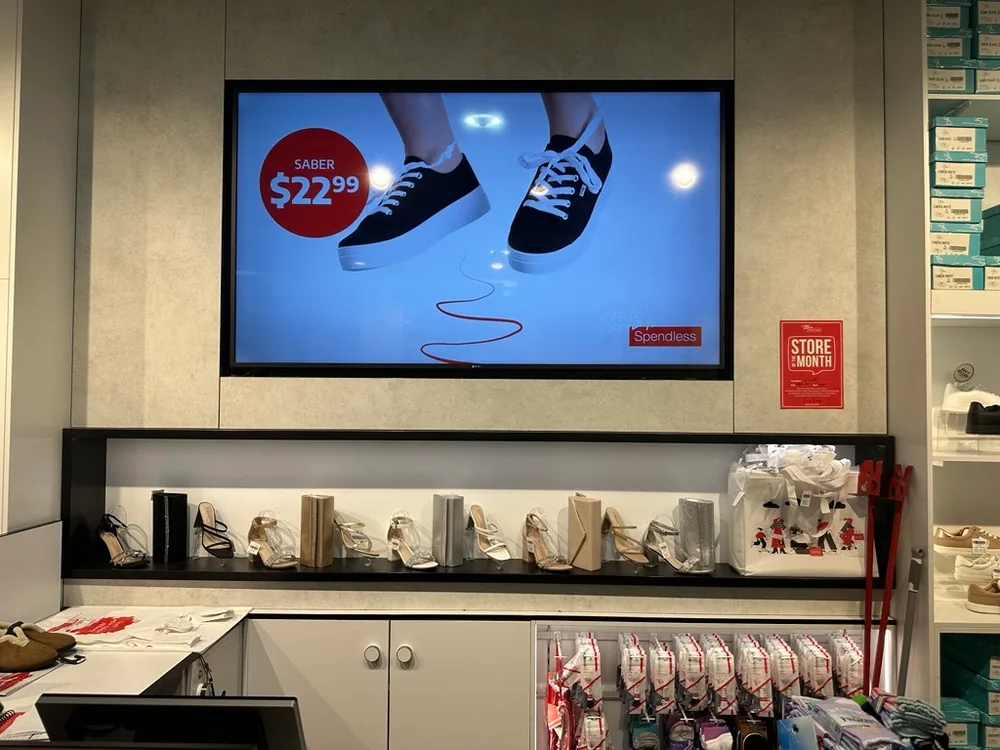 Spendless Shoes: 65-Store Commercial Display Rollout