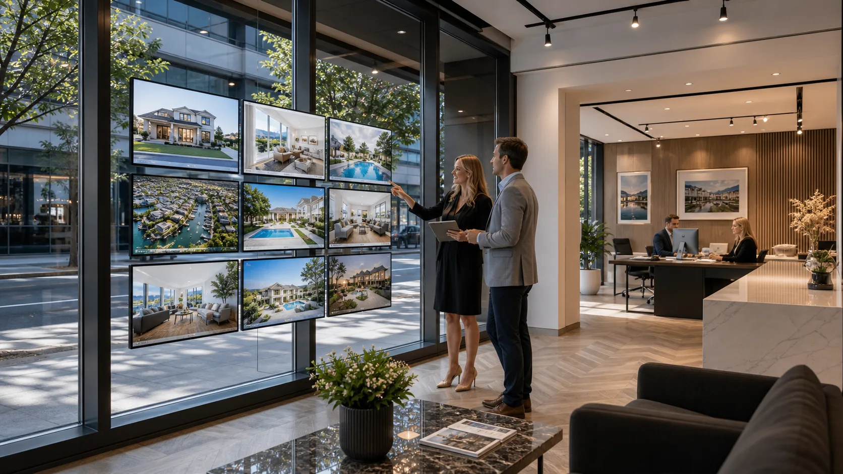 Real Estate Digital Signages